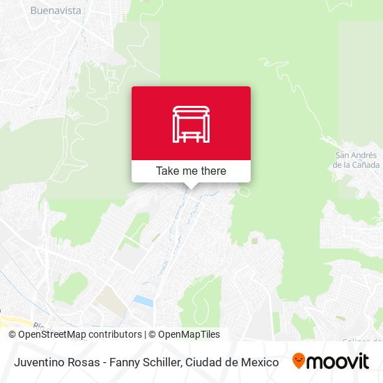Mapa de Juventino Rosas - Fanny Schiller
