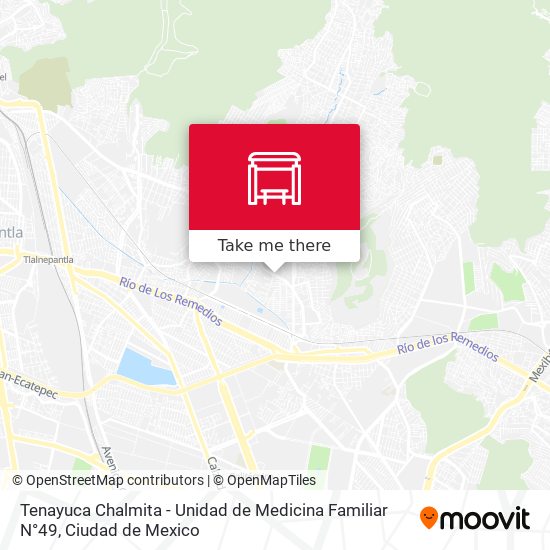 Tenayuca Chalmita - Unidad de Medicina Familiar N°49 map