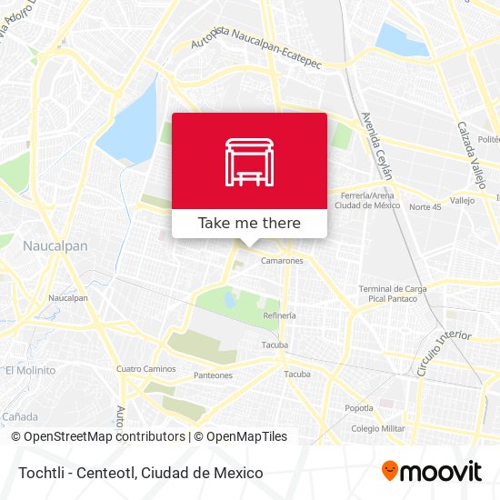 Tochtli - Centeotl map