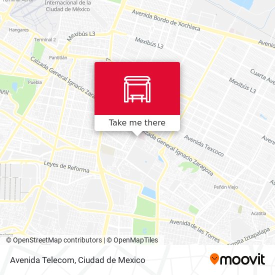 Avenida Telecom map