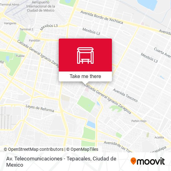 Mapa de Av. Telecomunicaciones - Tepacales