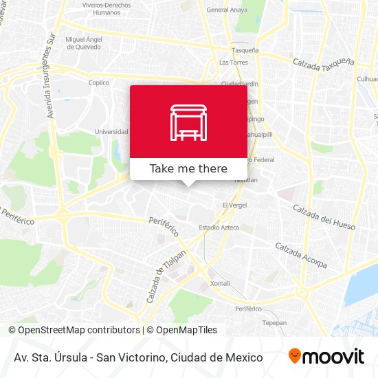 Av. Sta. Úrsula - San Victorino map
