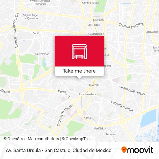 Mapa de Av. Santa Úrsula - San Cástulo