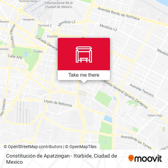 Mapa de Constitución de Apatzingan - Itúrbide