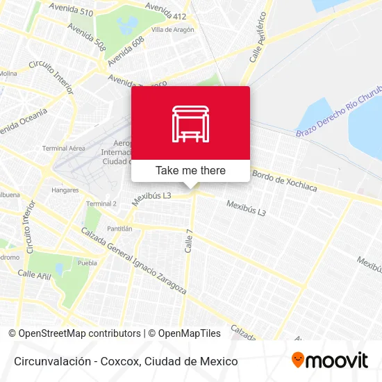 Mapa de Circunvalación - Coxcox