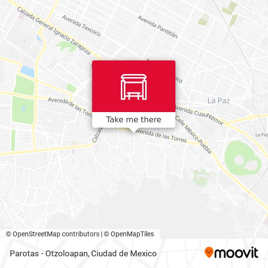 Mapa de Parotas - Otzoloapan