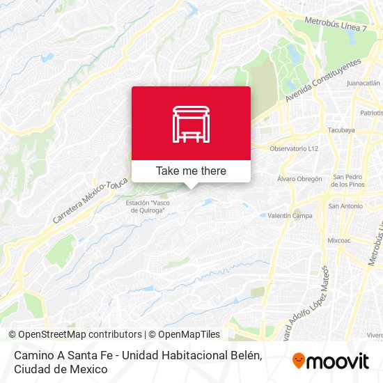 Camino A Santa Fe - Unidad Habitacional Belén map