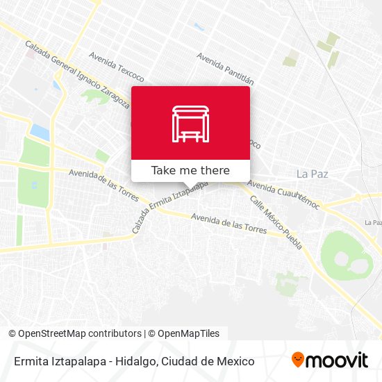 Mapa de Ermita Iztapalapa - Hidalgo