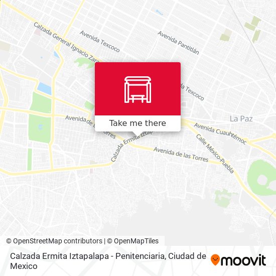 Mapa de Calzada Ermita Iztapalapa - Penitenciaria
