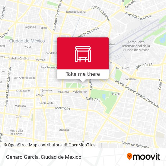 Genaro García map