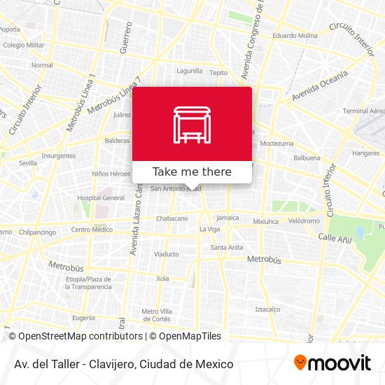 Mapa de Av. del Taller - Clavijero