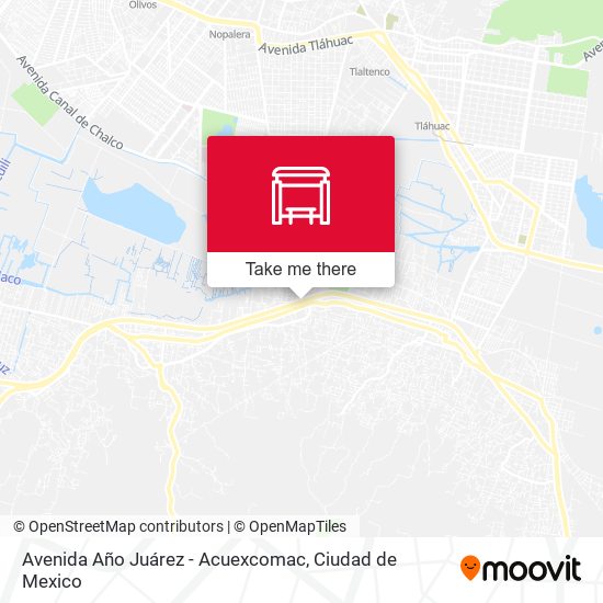 Mapa de Avenida Año Juárez - Acuexcomac