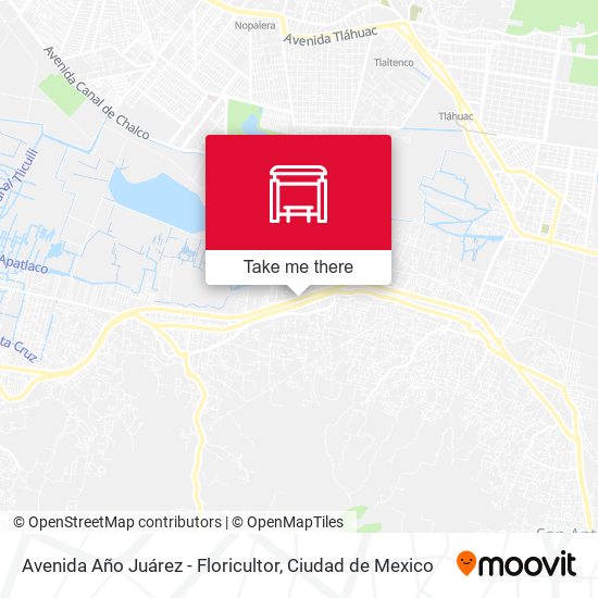Mapa de Avenida Año Juárez - Floricultor
