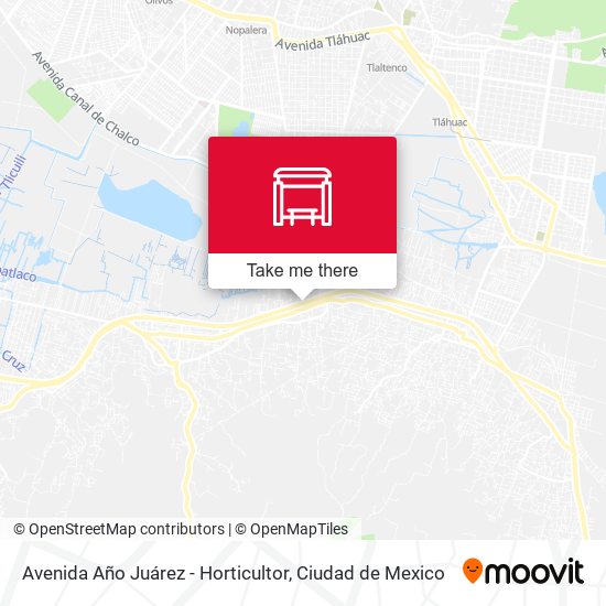 Mapa de Avenida Año Juárez - Horticultor