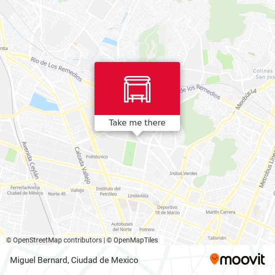Mapa de Miguel Bernard