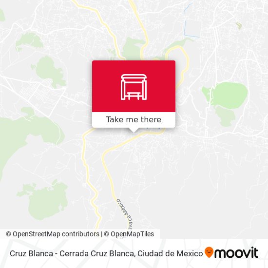 Cruz Blanca - Cerrada Cruz Blanca map