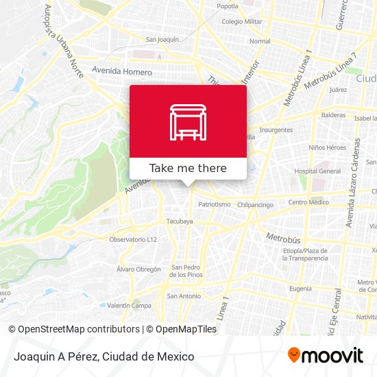 Mapa de Joaquin A Pérez
