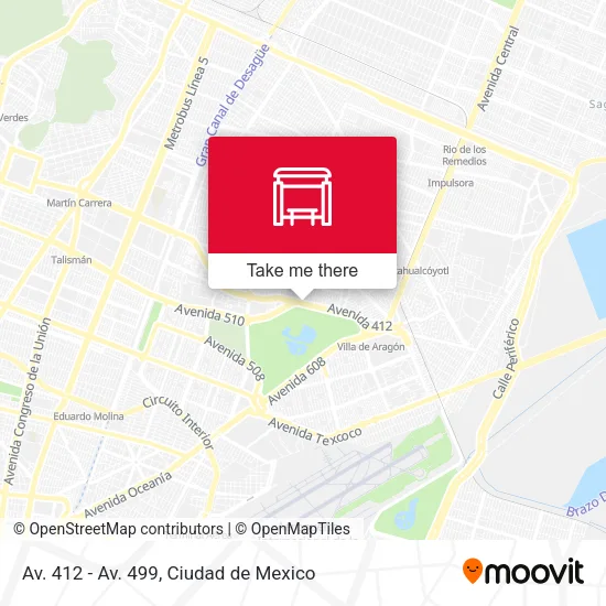 Av. 412 - Av. 499 map