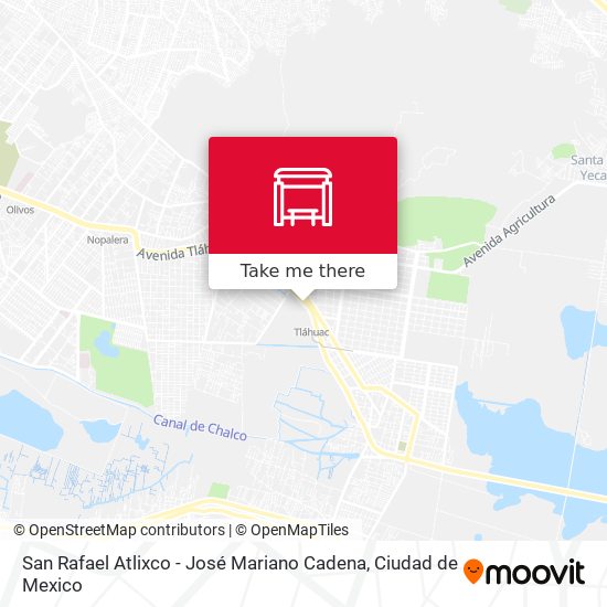 Mapa de San Rafael Atlixco - José Mariano Cadena