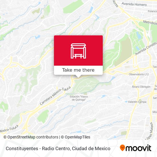Constituyentes - Radio Centro map