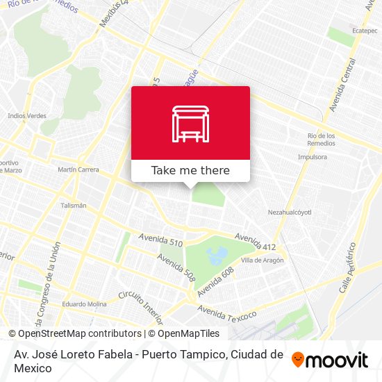 Mapa de Av. José Loreto Fabela - Puerto Tampico