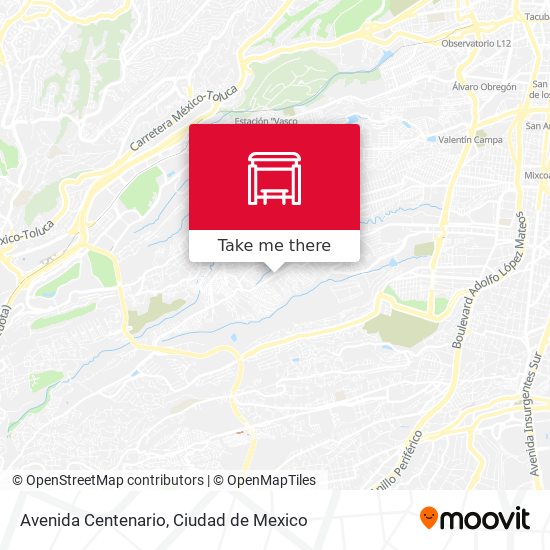Mapa de Avenida Centenario