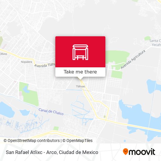 San Rafael Atlixc - Arco map