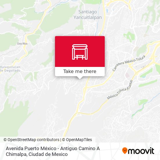 Mapa de Avenida Puerto México - Antiguo Camino A Chimalpa