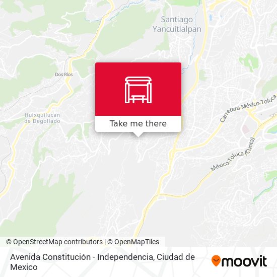 Mapa de Avenida Constitución - Independencia