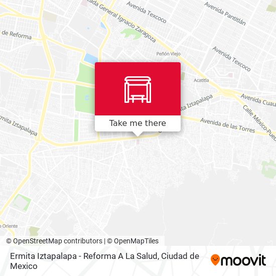 Ermita Iztapalapa - Reforma A La Salud map