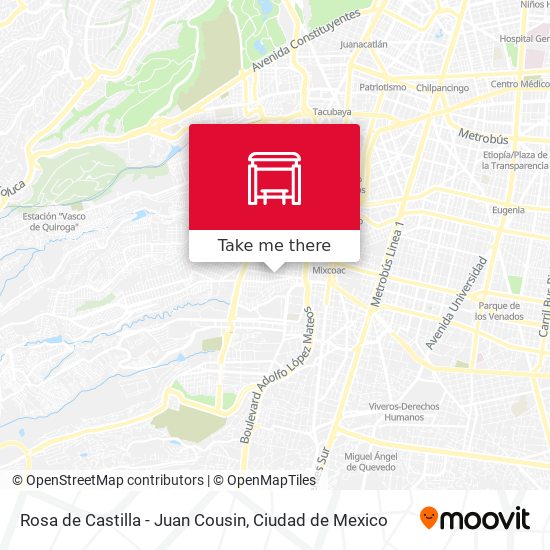 Mapa de Rosa de Castilla - Juan Cousin