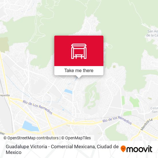 Guadalupe Victoria - Comercial Mexicana map