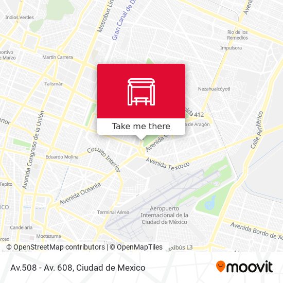 Mapa de Av.508 - Av. 608