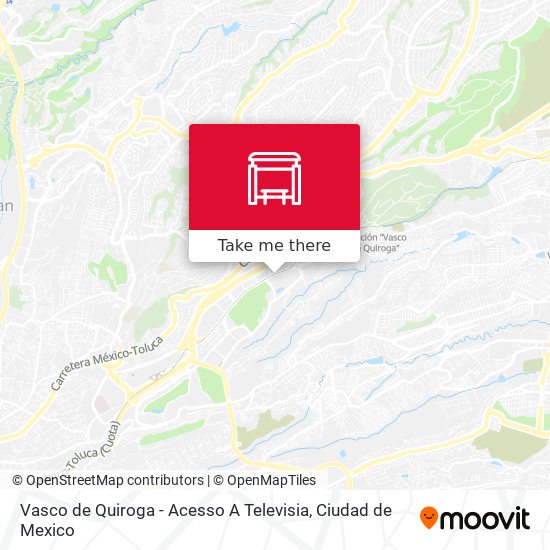 Mapa de Vasco de Quiroga - Acesso A Televisia