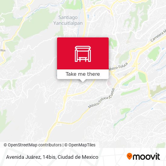 Mapa de Avenida Juárez, 14bis