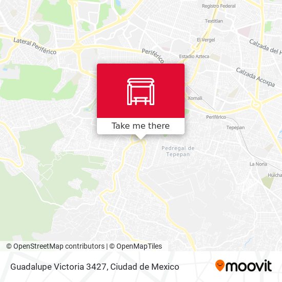 Guadalupe Victoria 3427 map