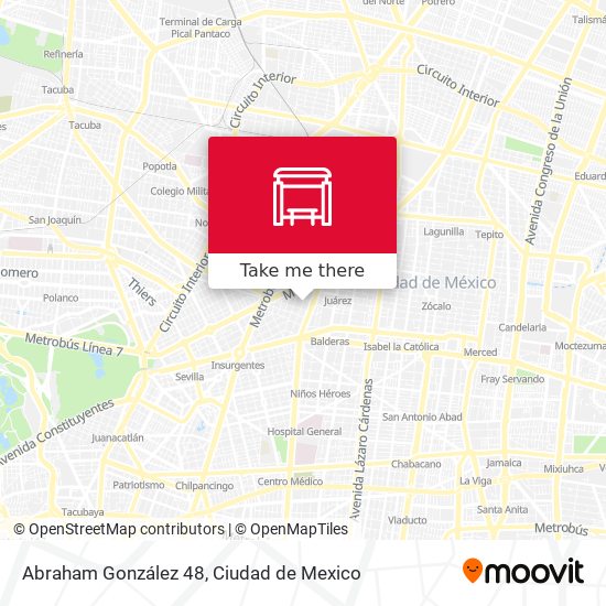 Abraham González 48 map