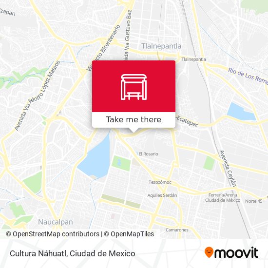 Cultura Náhuatl map