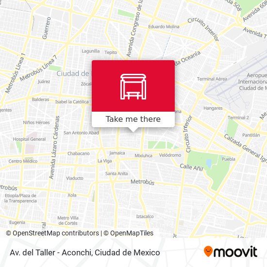 Av. del Taller - Aconchi map