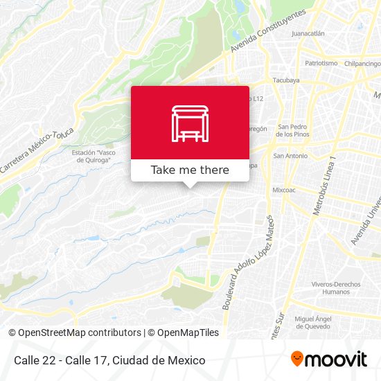 Mapa de Calle 22 - Calle 17