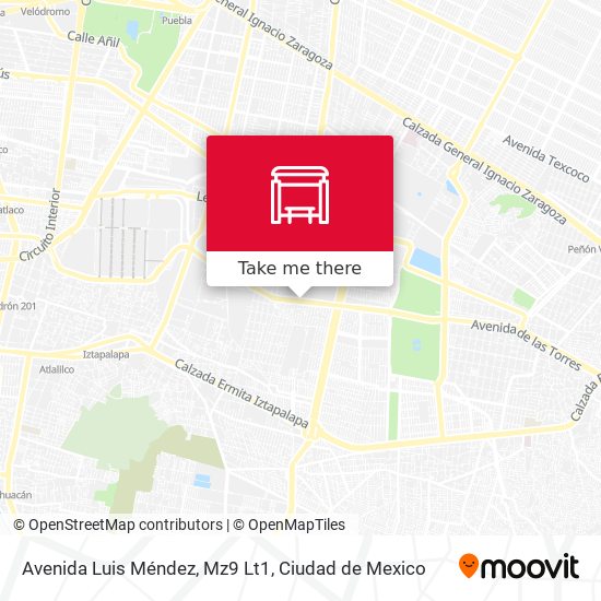 Mapa de Avenida Luis Méndez, Mz9 Lt1