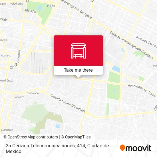 2a Cerrada Telecomunicaciones, 414 map