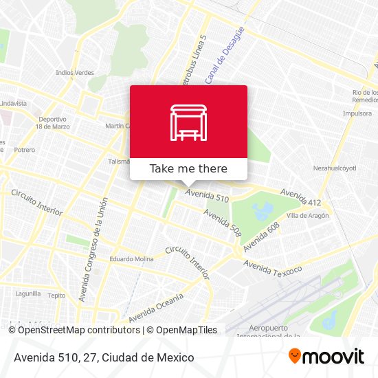 Mapa de Avenida 510, 27