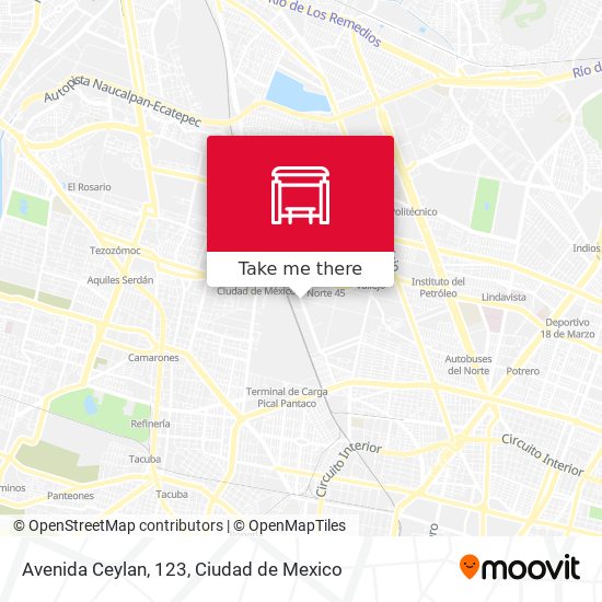 Avenida Ceylan, 123 map