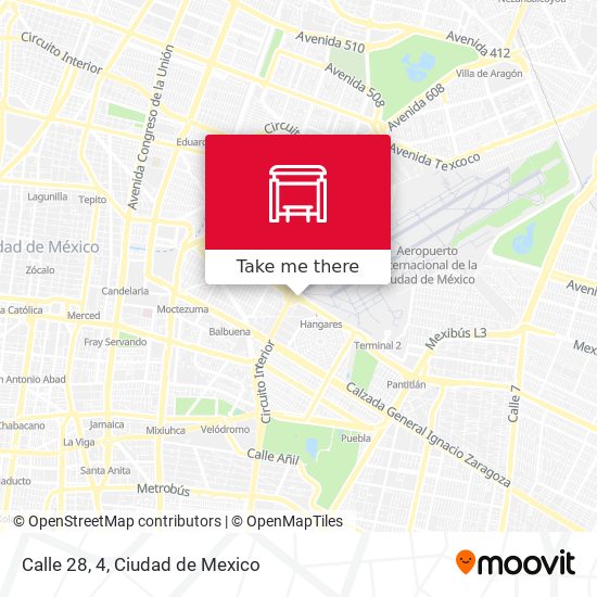 Calle 28, 4 map