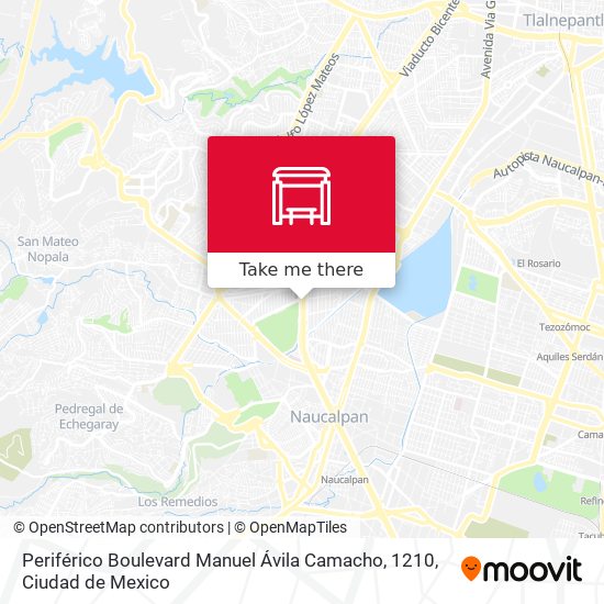 Periférico Boulevard Manuel Ávila Camacho, 1210 map
