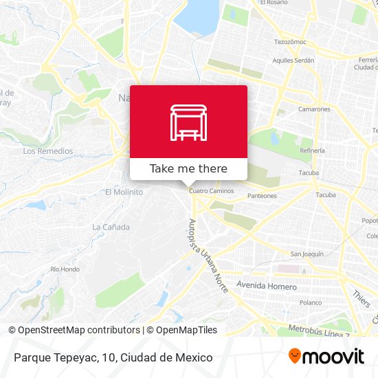 Mapa de Parque Tepeyac, 10