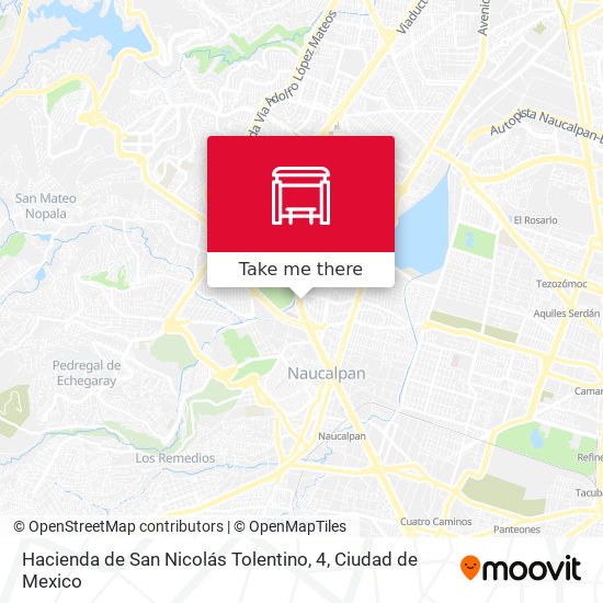 Hacienda de San Nicolás Tolentino, 4 map