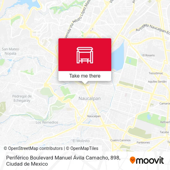 Periférico Boulevard Manuel Ávila Camacho, 898 map