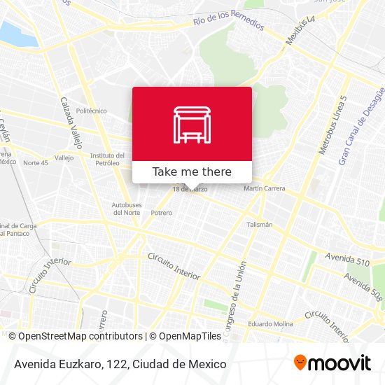 Avenida Euzkaro, 122 map